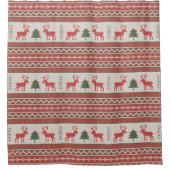 Ugly Christmas Sweater Duschvorhang (Vorderseite)
