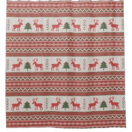 Ugly Christmas Sweater Duschvorhang
