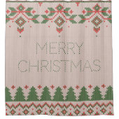 Ugly Christmas Sweater Duschvorhang (Vorderseite)