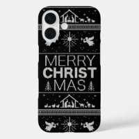 Ugly Christmas Sweater Elegante Schwarz - Christli