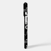 Ugly Christmas Sweater Elegante Schwarz - Christli Case-Mate iPhone Hülle (Rückseite / Links)