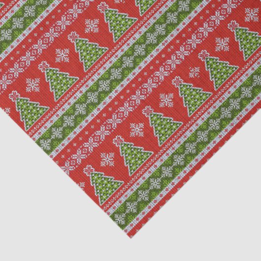 Ugly Christmas Sweater | Fair Isle Seidenpapier (Ausschnitt)