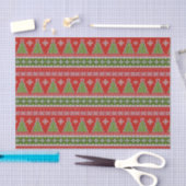 Ugly Christmas Sweater | Fair Isle Seidenpapier (Handwerk)