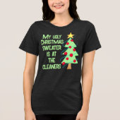 Ugly Christmas Sweater Funny Women's T - Shirt (Vorderseite)