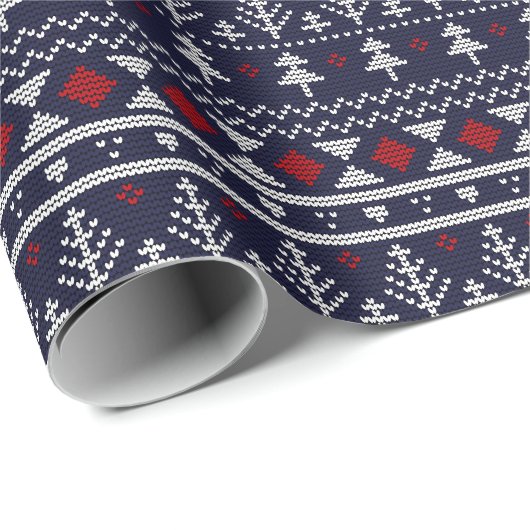 Ugly Christmas Sweater Geschenkpapier (Rolleneckpunkt)