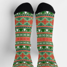 Ugly Christmas Sweater Holiday Novelty Socken