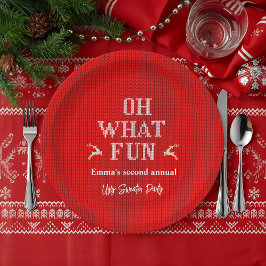 Ugly Christmas Sweater Holiday Party  Pappteller