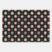 Ugly Christmas Sweater | Holly and Berries Pattern Geschenkpapier Set (Vorderseite 3)