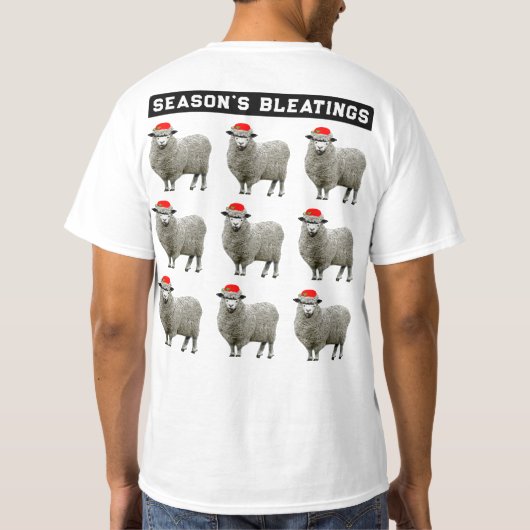 Ugly Christmas Sweater Idea T-Shirt (Rückseite)