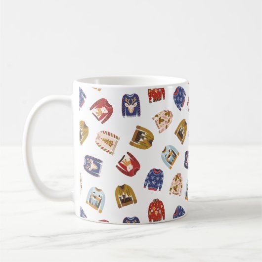 Ugly Christmas Sweater Kaffeetasse (Links)