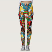 Ugly Christmas Sweater Leggings (Vorderseite)