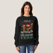 Ugly Christmas Sweater Mele Kalikimaka Hawaiian Xm Sweatshirt (Vorne ganz)