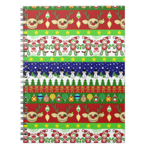 Ugly Christmas Sweater Notebok Notizblock