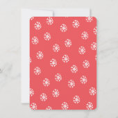 Ugly Christmas Sweater Pajama Party Einladung (Rückseite)