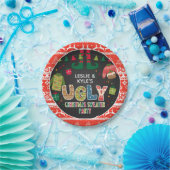 Ugly Christmas Sweater Paper Plate Pappteller (Party)