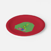 Ugly Christmas Sweater Pappteller (Schrägansicht)