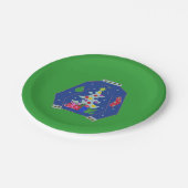 Ugly Christmas Sweater Pappteller (Schrägansicht)