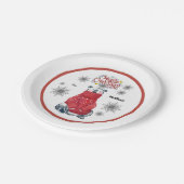 Ugly Christmas Sweater Pappteller (Schrägansicht)