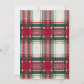 Ugly Christmas Sweater Party Einladung essen Drink (Rückseite)