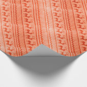 Ugly Christmas Sweater pattern Geschenkpapier (Ecke)
