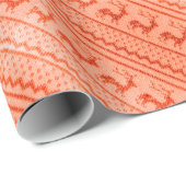 Ugly Christmas Sweater pattern Geschenkpapier (Rolleneckpunkt)