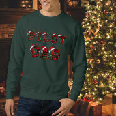 Ugly Christmas Sweater Pilot Dad Aviation Funny Sweatshirt