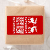 Ugly Christmas Sweater QR Code Glücklich Neues Jah (Insitu)