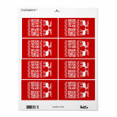 Ugly Christmas Sweater QR Code Glücklich Neues Jah (Vorne)