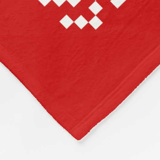 Ugly Christmas Sweater QR Code Glücklich Neues Jah Fleecedecke (Ecke)