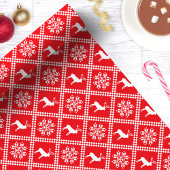Ugly Christmas Sweater Red Deer Geschenkpapier