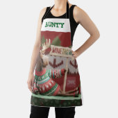 Ugly Christmas Sweater Rentier. Wein auf diese Wei Schürze (InSitu)