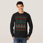 Ugly Christmas Sweater Science Chemie Physic T-Shirt (Vorne ganz)