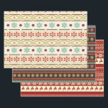 Ugly Christmas Sweater Series Wrapping Paper Sheet Geschenkpapier Set<br><div class="desc">Awesomely illustrated wrapping papers to fit your style.</div>