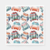 Ugly Christmas Sweater Serviette (Vorderseite)