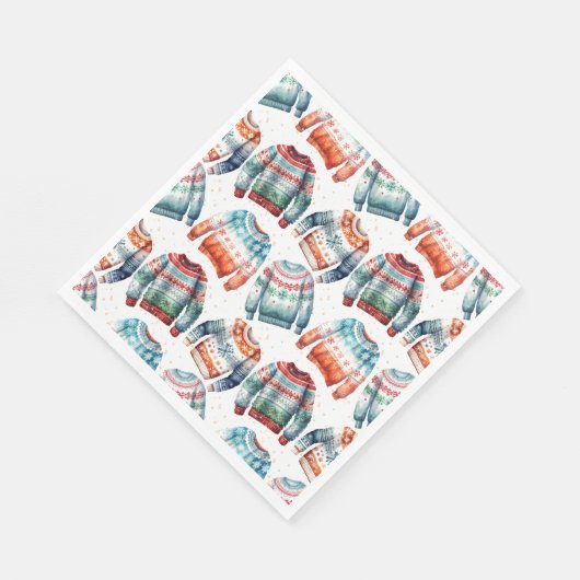 Ugly Christmas Sweater Serviette (Ecke)