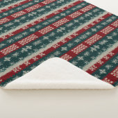 Ugly Christmas Sweater Strick Traditionelles Muste Sherpadecke (3/4)