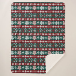 Ugly Christmas Sweater Strick Traditionelles Muste Sherpadecke