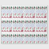 Ugly Christmas Sweater Style Thunder_Cove Geschenkpapier (Flach)