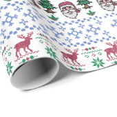 Ugly Christmas Sweater Style Thunder_Cove Geschenkpapier (Rolleneckpunkt)