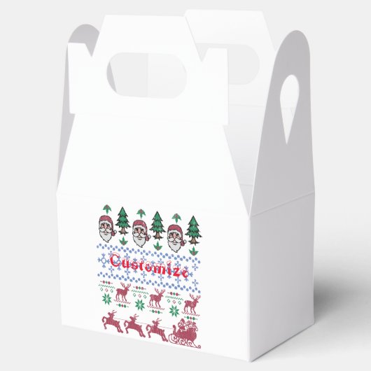 Ugly Christmas Sweater Style Thunder_Cove Geschenkschachtel (Geöffnet)