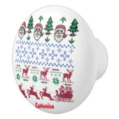 Ugly Christmas Sweater Style Thunder_Cove Keramikknauf (Rechts)