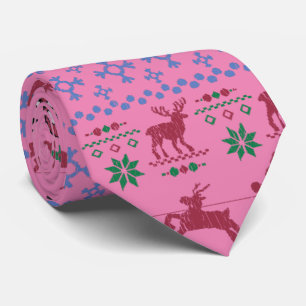 Ugly Christmas Sweater Style Thunder_Cove Krawatte