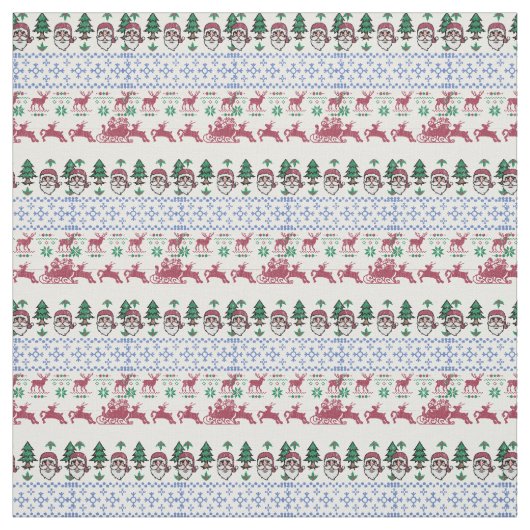 Ugly Christmas Sweater Style Thunder_Cove Stoff (Muster)