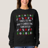 Ugly Christmas Sweater Sweatshirt (Vorderseite)