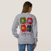 Ugly Christmas Sweater Sweatshirt (Schwarz voll)