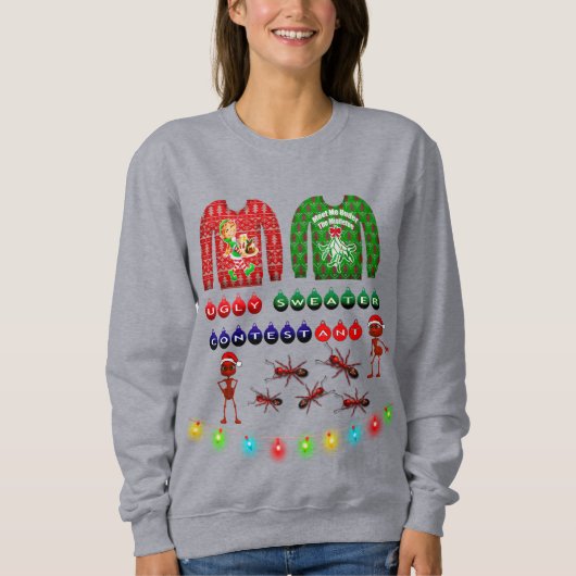Ugly Christmas Sweater Sweatshirt (Vorderseite)