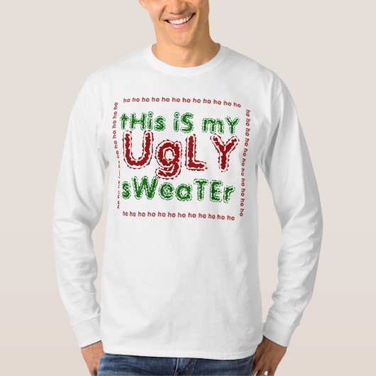 Ugly Christmas Sweater T-Shirt (Vorderseite)