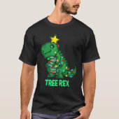 UGLY CHRISTMAS Sweater Trex Geschenk T Rex Dino fü T-Shirt (Vorderseite)
