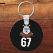 Ugly Christmas Sweater Yeti Gorilla Reindeer 67 Schlüsselanhänger (Vorderseite)