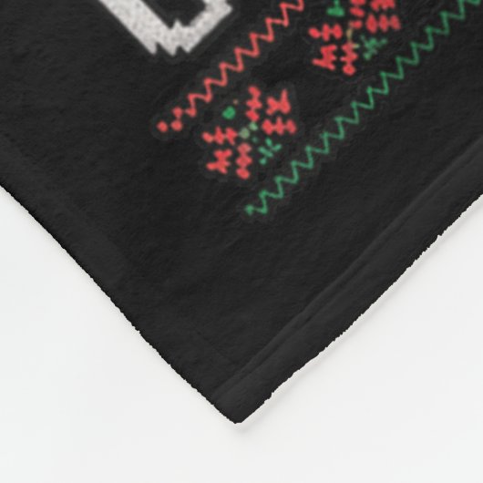 Ugly Christmas Sweater Yo Ho Ho Fun Merry Xmas San Fleecedecke (Ecke)